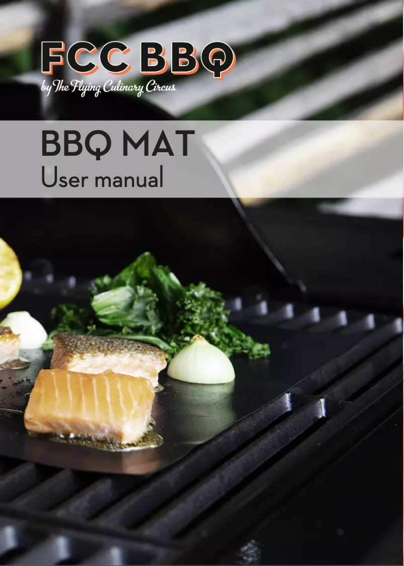 Página 1 del manual Manual de usuario FCC BBQ FCC-A-10040