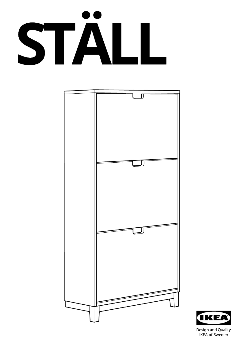Página 1 del manual Manual de usuario Ikea STÄLL 105.302.64
