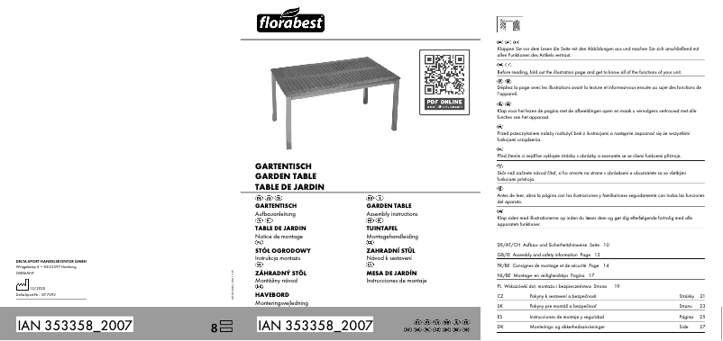 Imagen de la primera página del manual del dispositivo IAN 353217