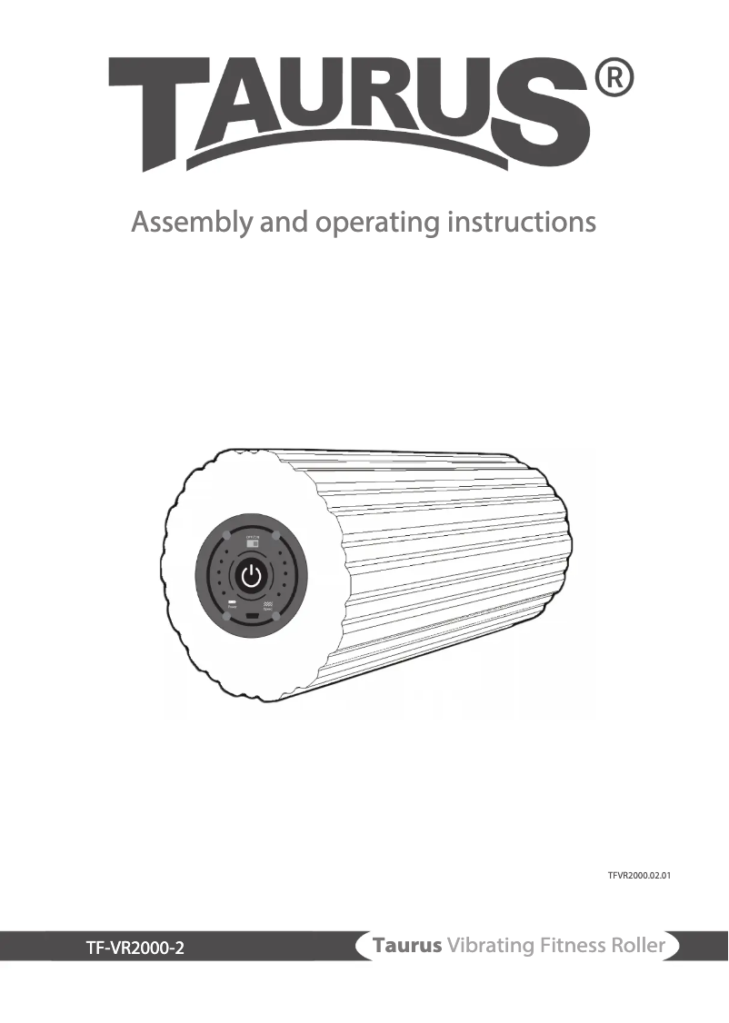 Página 1 del manual Manual de usuario Taurus Vibrationsroller