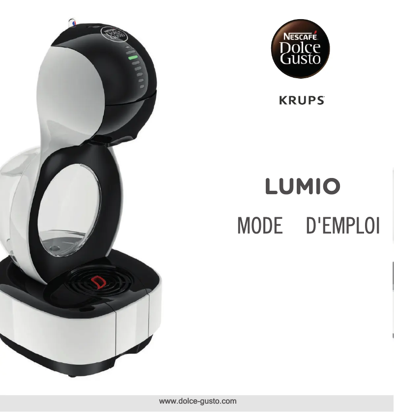 Imagen de la primera página del manual del dispositivo Nescafé Dolce Gusto Lumio