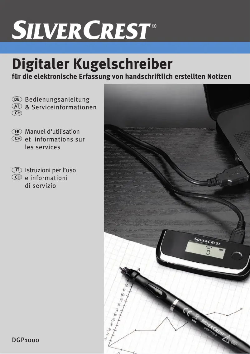 Imagen de la primera página del manual del dispositivo DGP1000