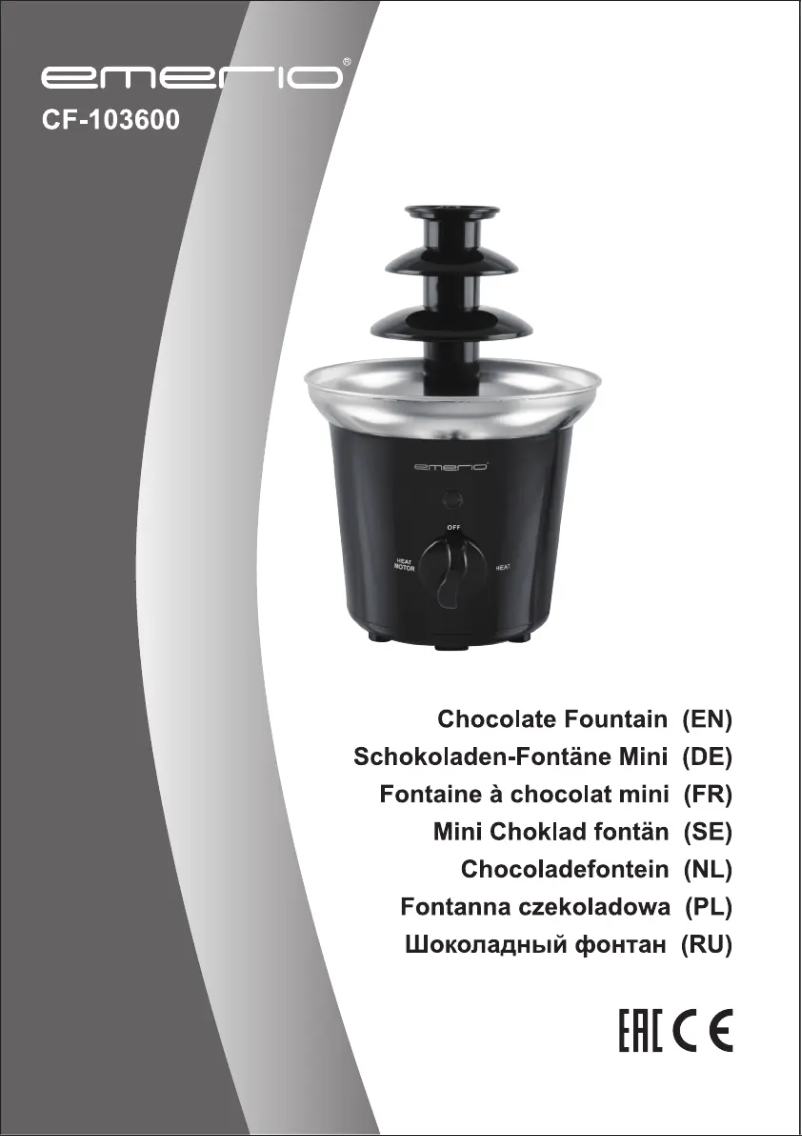 Imagen de la primera página del manual del dispositivo CF-103600