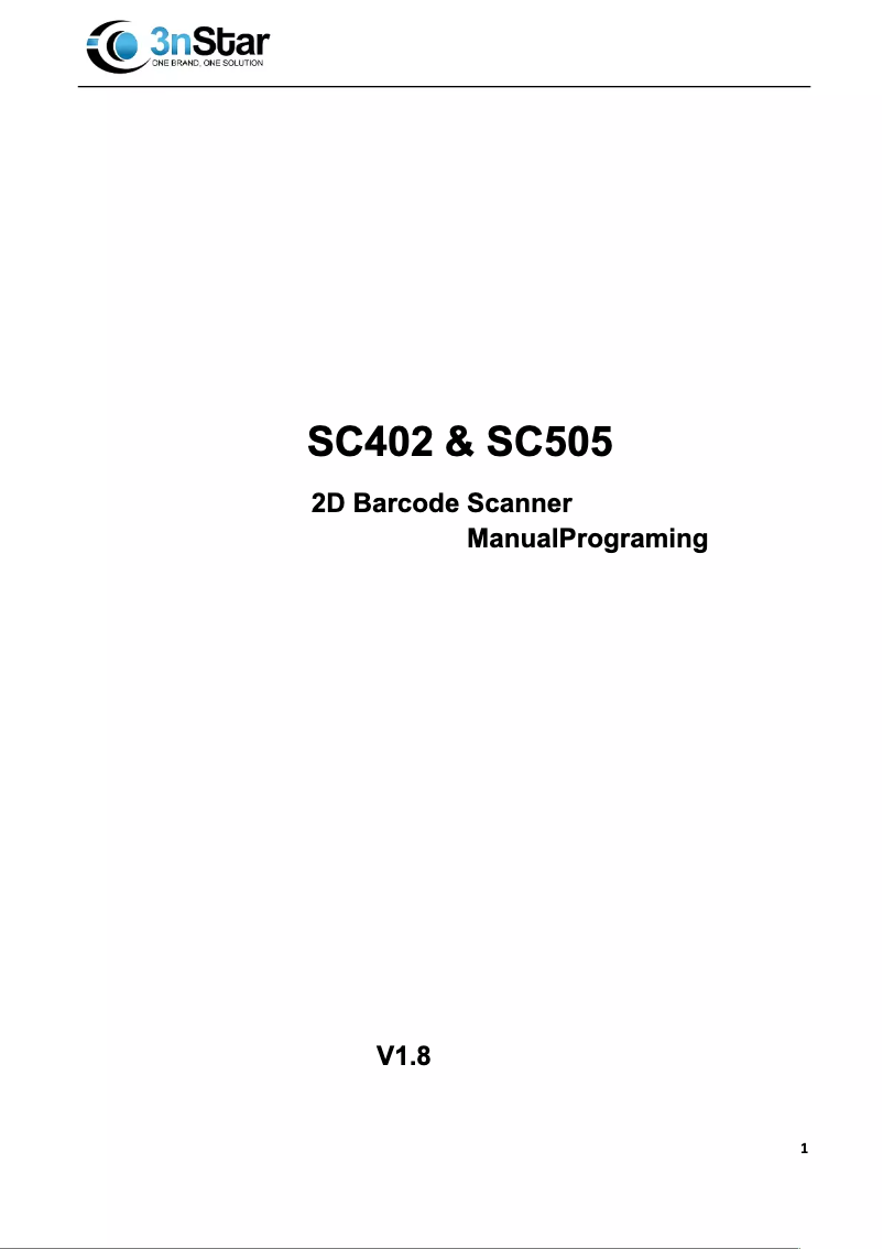 Imagen de la primera página del manual del dispositivo SC402