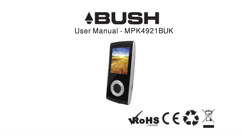 Página 1 del manual Manual de usuario Curtis MPK4921BUK