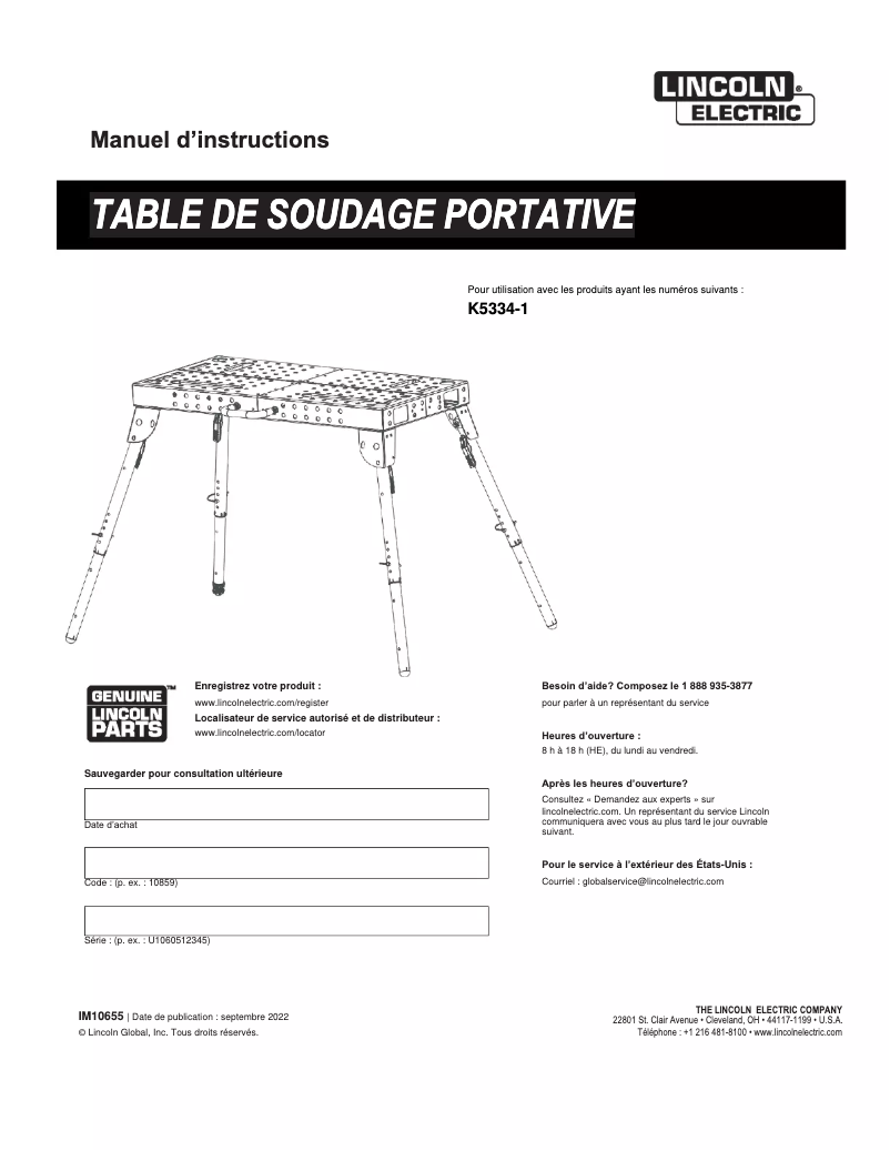 Imagen de la primera página del manual del dispositivo K5334-1