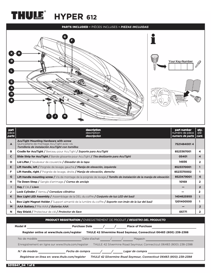 Imagen de la primera página del manual del dispositivo Hyper XL