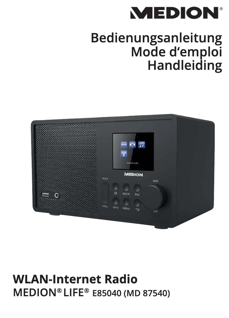 Página 1 del manual Manual de usuario Medion LIFE E85040 (MD 87540)