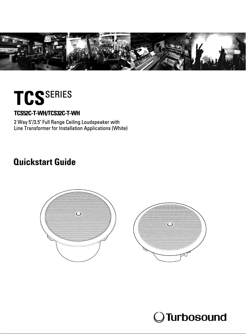 Imagen de la primera página del manual del dispositivo TCS52C-T-WH