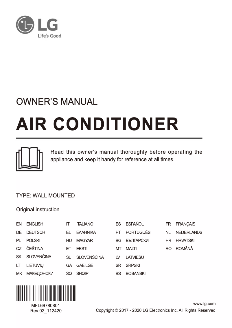 Imagen de la primera página del manual del dispositivo AM18BP