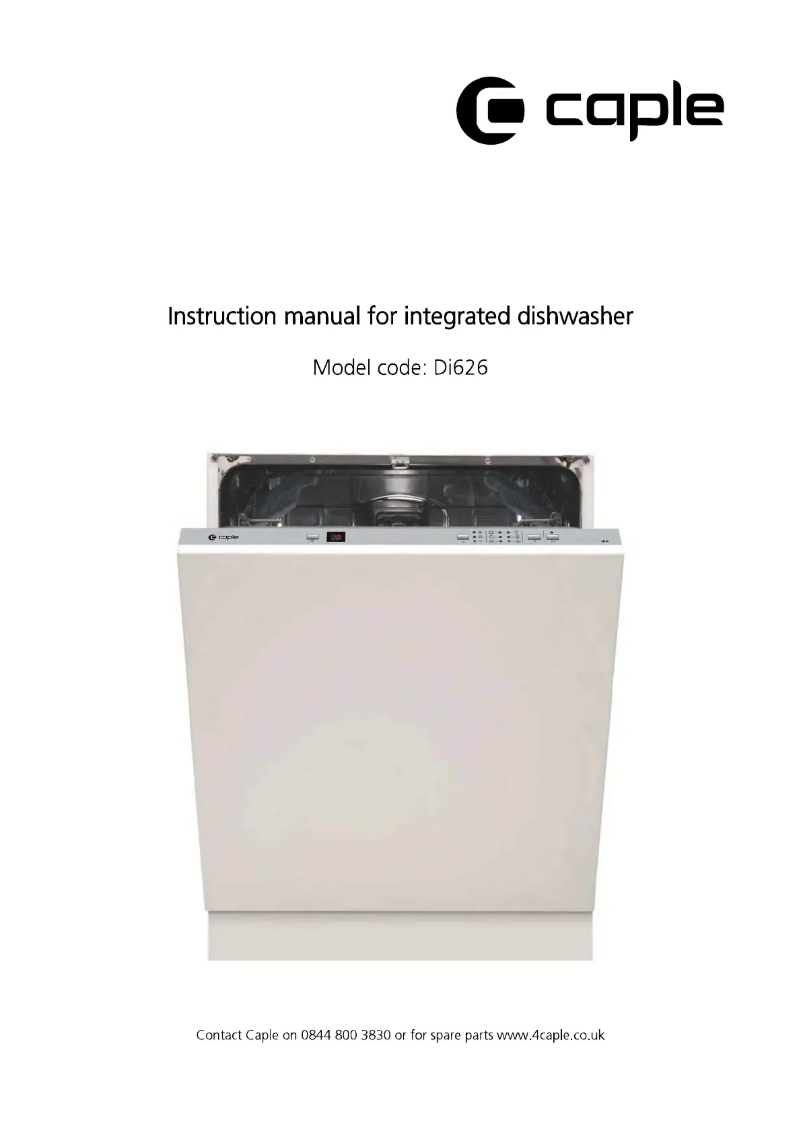 Página 1 del manual Manual de usuario Caple Di626