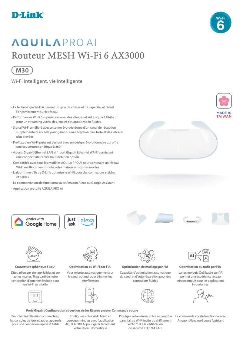 Imagen de la primera página del manual del dispositivo M30