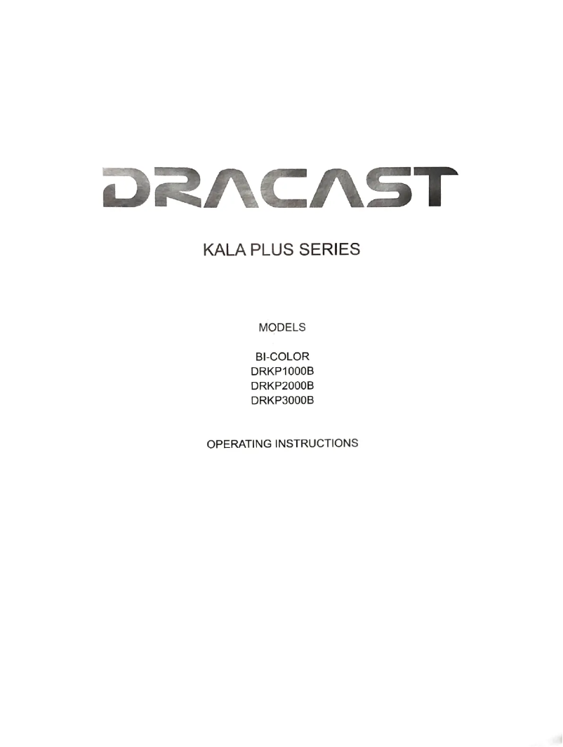 Página 1 del manual Manual de usuario Dracast Fresnel Studio LED2000