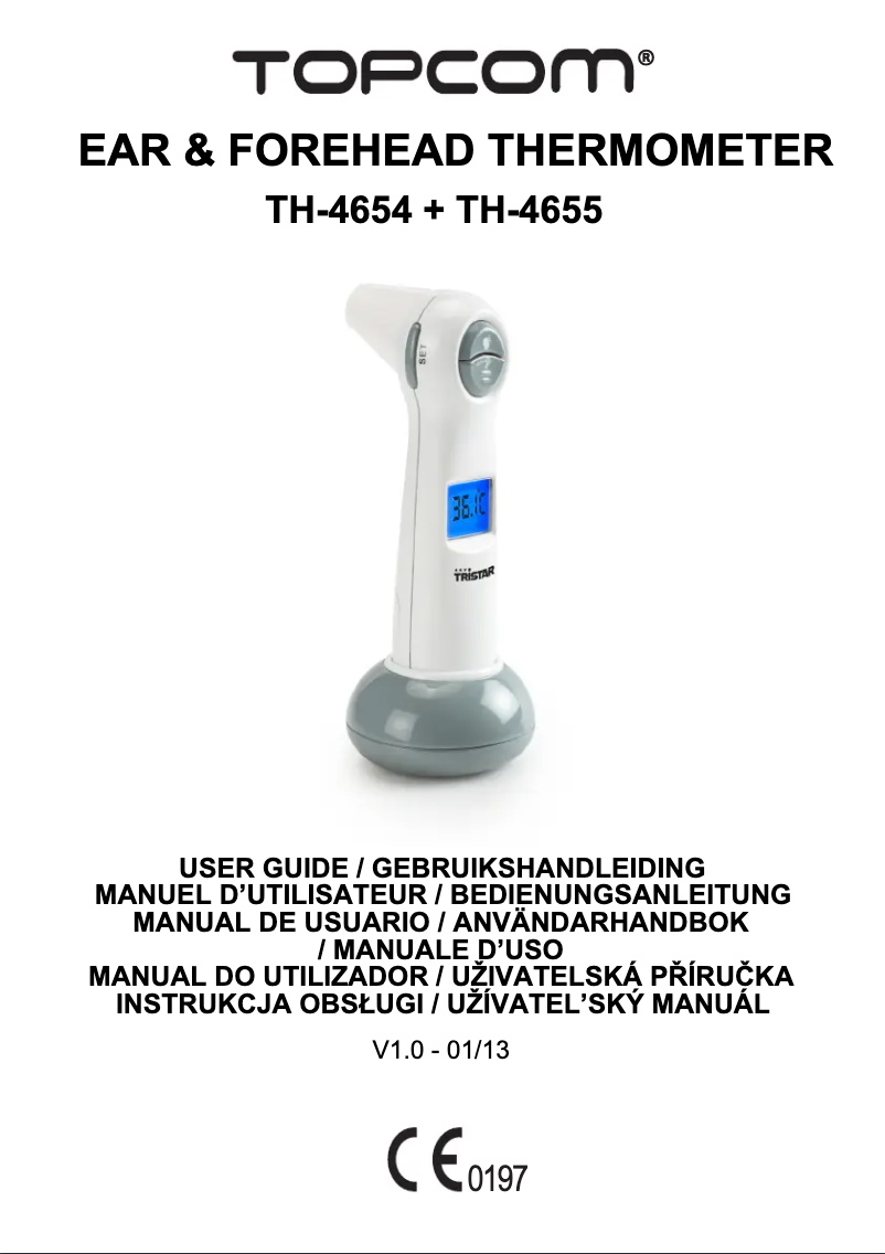 Página 1 del manual Manual de usuario Topcom TH-4654