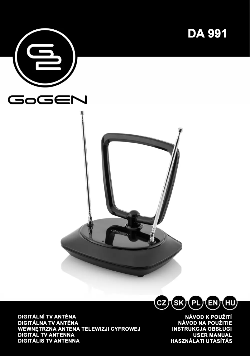 Imagen de la primera página del manual del dispositivo DA991