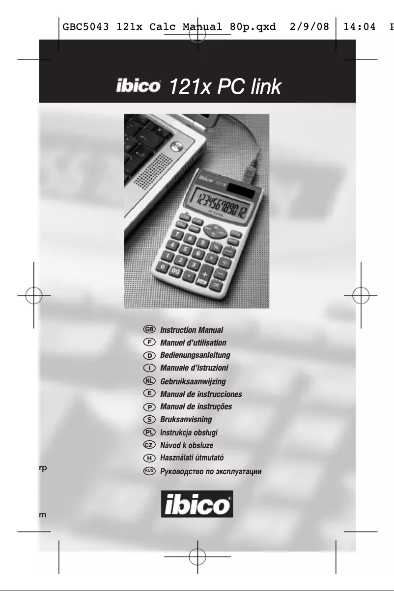 Imagen de la primera página del manual del dispositivo 121XLINK