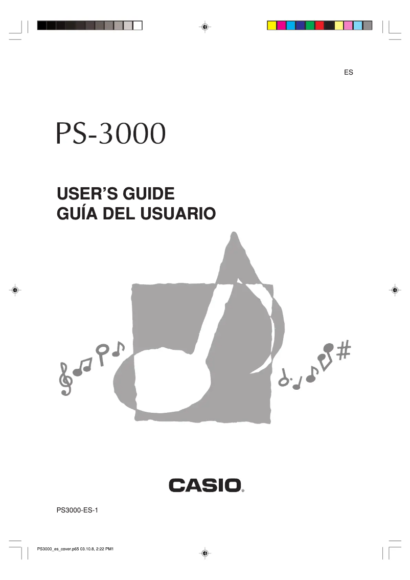Imagen de la primera página del manual del dispositivo PS-3000