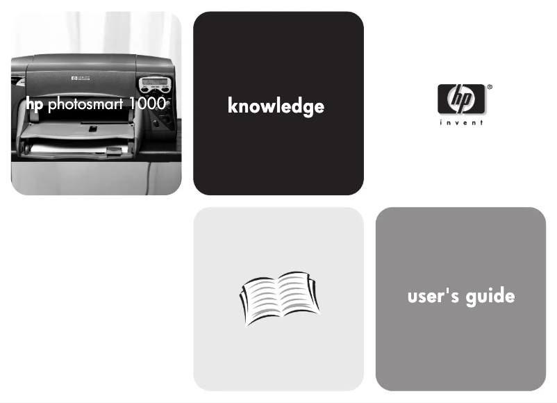 Página 1 del manual Manual de usuario HP Photosmart 1000
