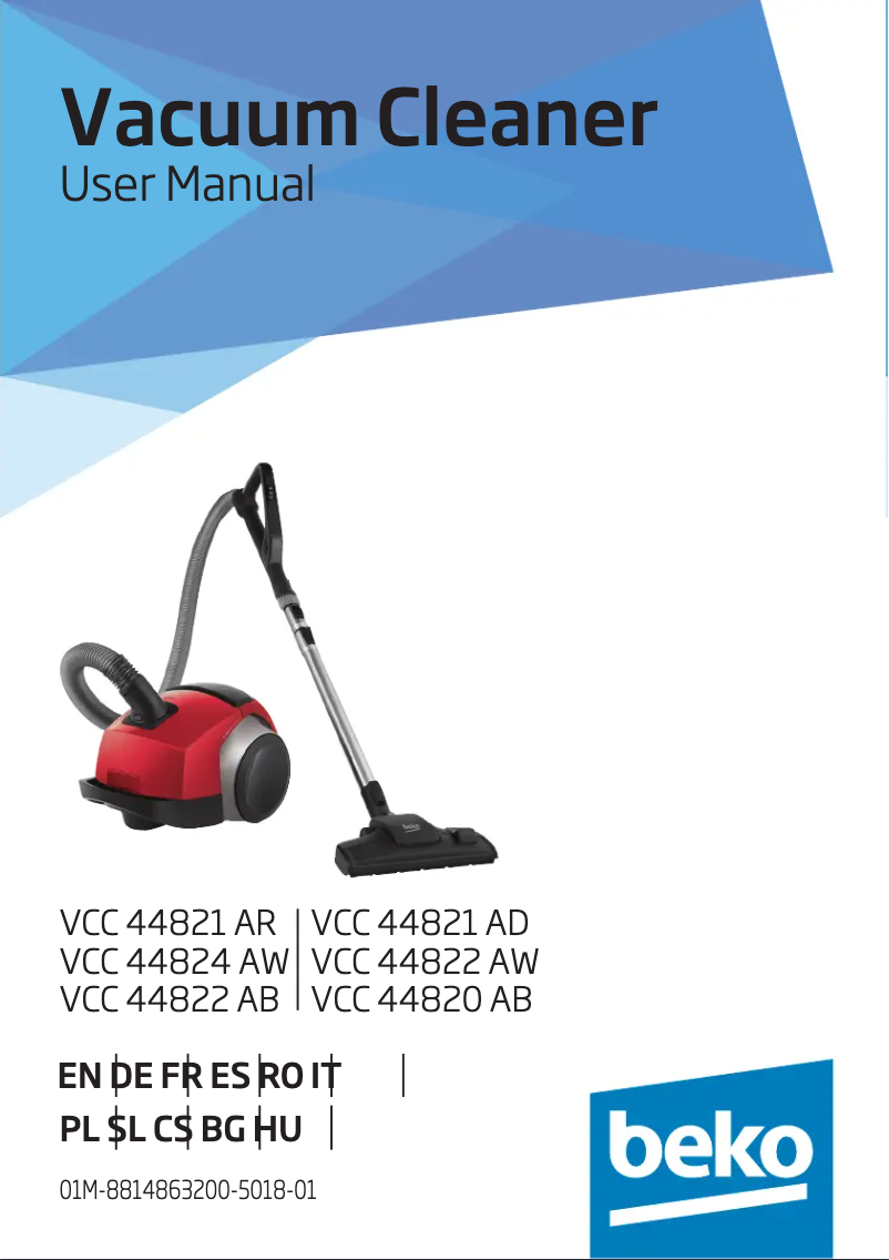 Imagen de la primera página del manual del dispositivo VCC 44821 AD