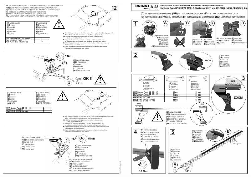 Página 1 del manual Manual de usuario Twinny Load A 28