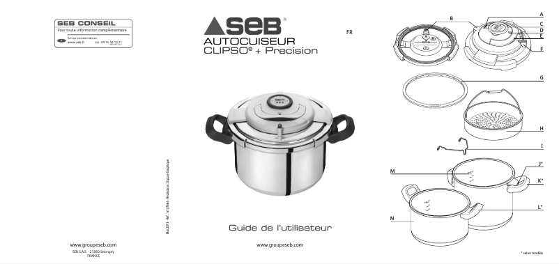 Imagen de la primera página del manual del dispositivo Clipso+ Precision