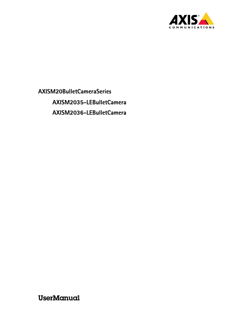 Imagen de la primera página del manual del dispositivo M2036-LE