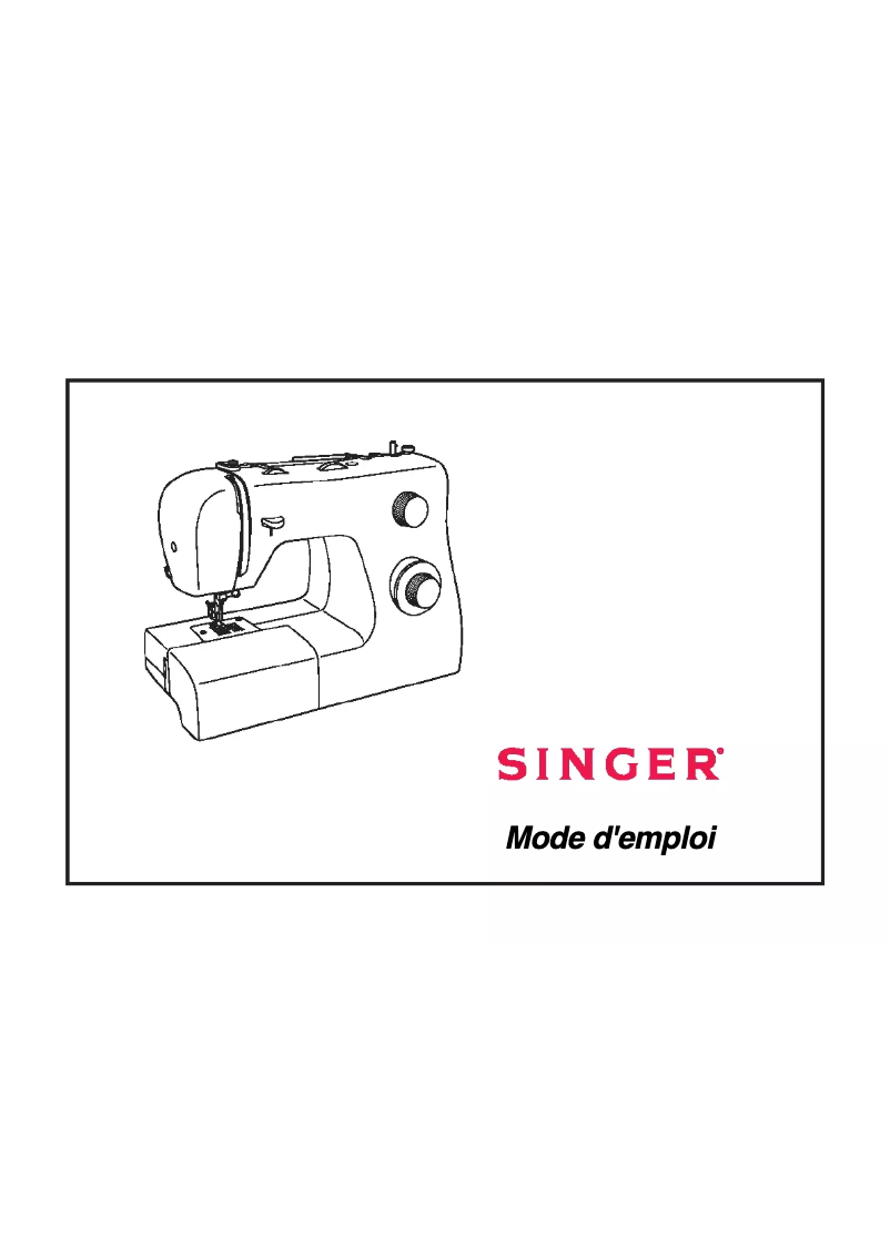Página 1 del manual Manual de usuario Singer Decorative