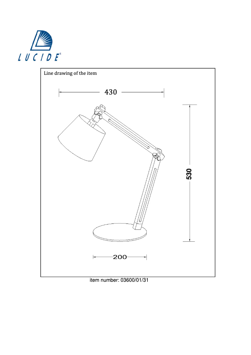 Imagen de la primera página del manual del dispositivo Olly 03600/01/31