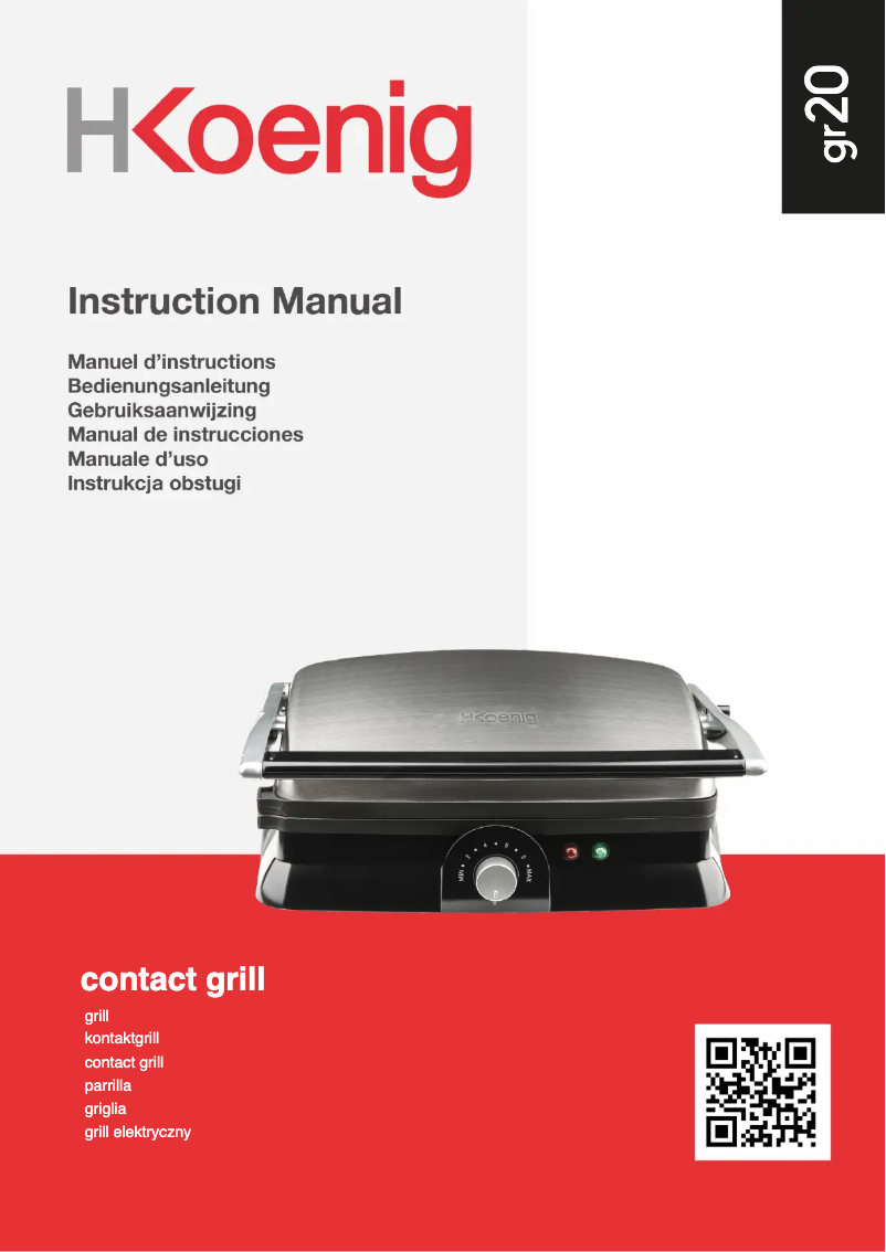 Imagen de la primera página del manual del dispositivo GR20