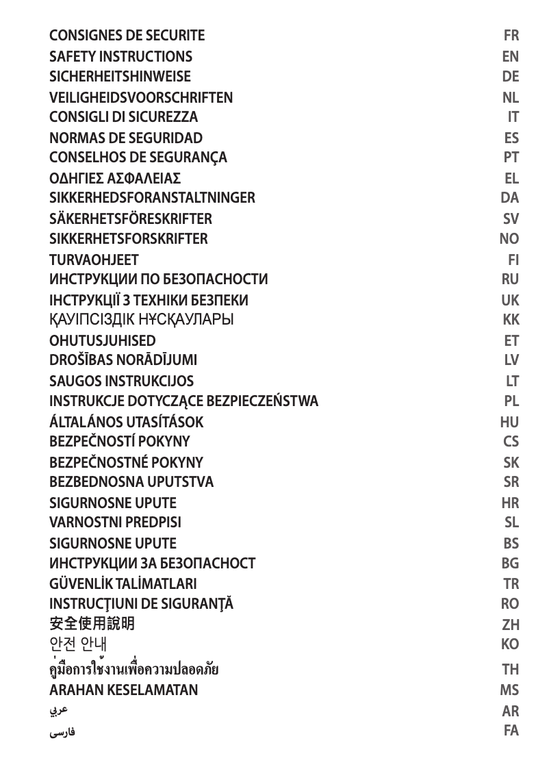 Imagen de la primera página del manual del dispositivo Oleo Clean
