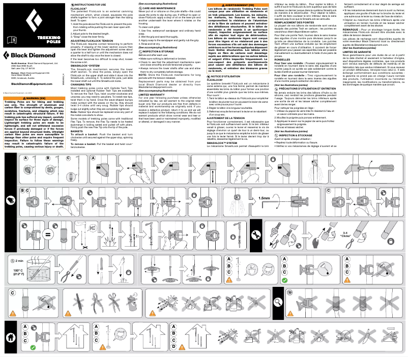 Página 1 del manual Manual de usuario Black Diamond Distance Plus FLZ