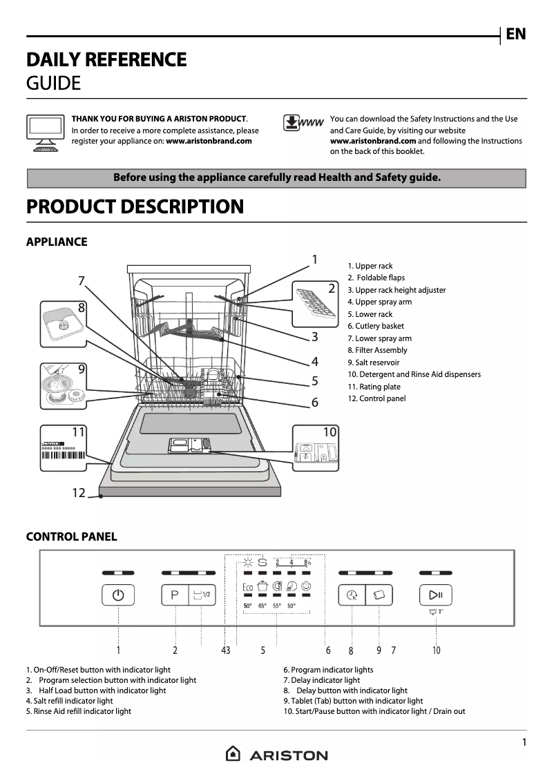 Imagen de la primera página del manual del dispositivo LFC2C19AUS