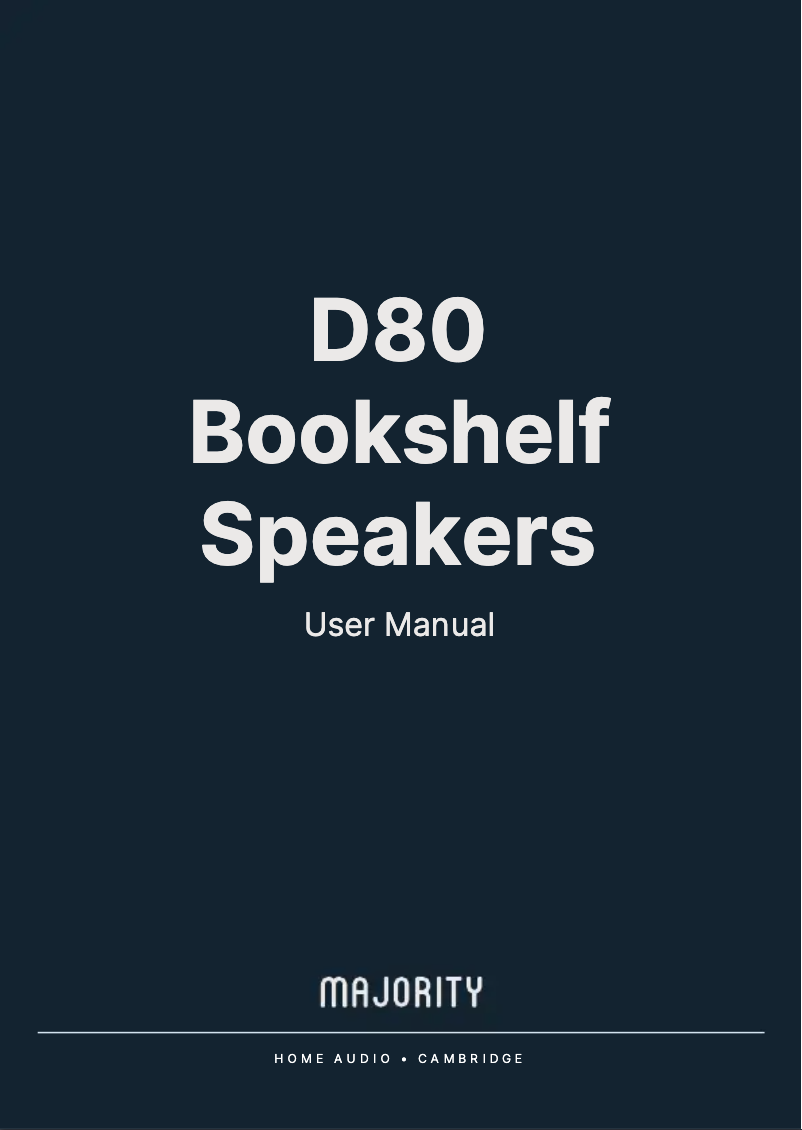 Imagen de la primera página del manual del dispositivo D80