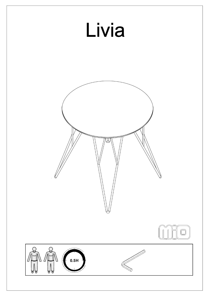 Página 1 del manual Manual de usuario Mio Livia