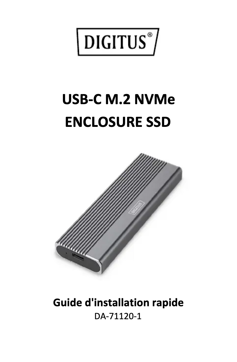 Imagen de la primera página del manual del dispositivo DA-71120-1