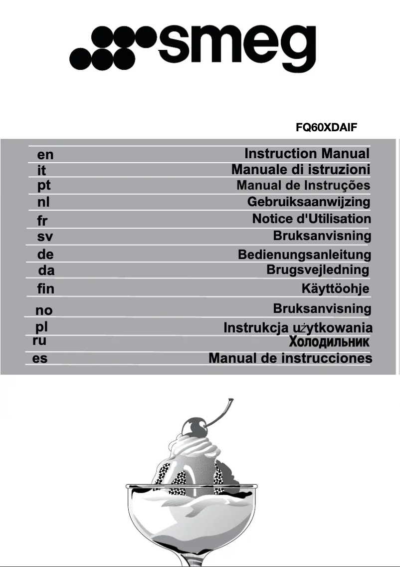 Imagen de la primera página del manual del dispositivo FQ60XDAIF