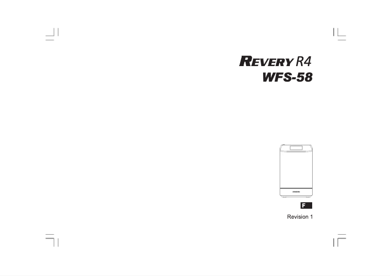 Página 1 del manual Manual de usuario Sangean WFS-58