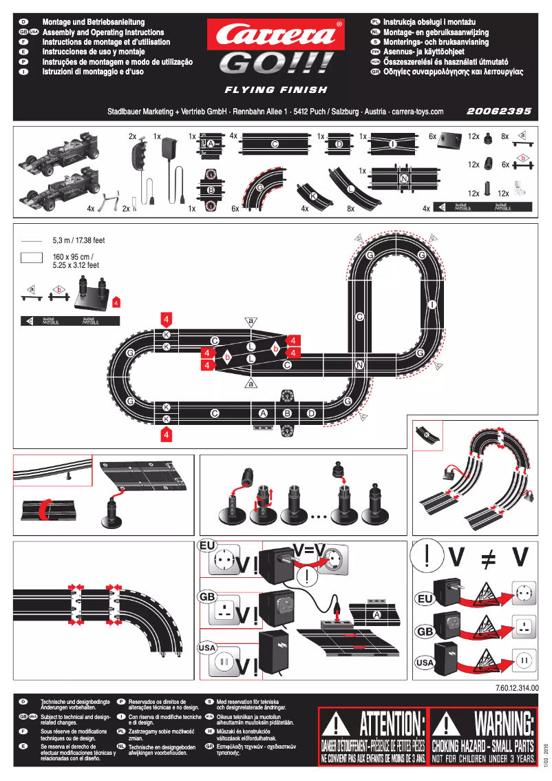 Página 1 del manual Manual de usuario Carrera 20062395