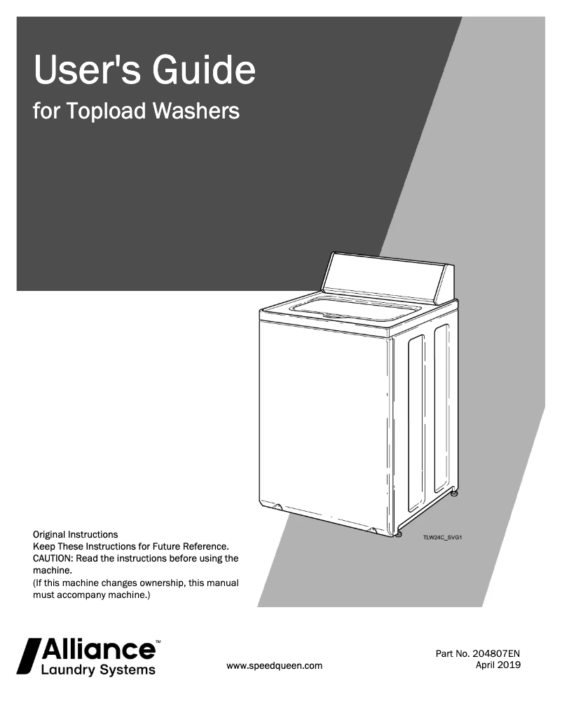 Imagen de la primera página del manual del dispositivo TC5003WN