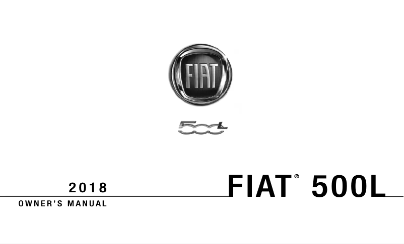 Página 1 del manual Manual de usuario Fiat 500L (2018)