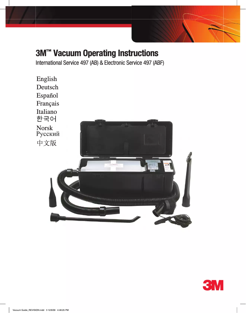 Página 1 del manual Manual de usuario 3M 497AJM