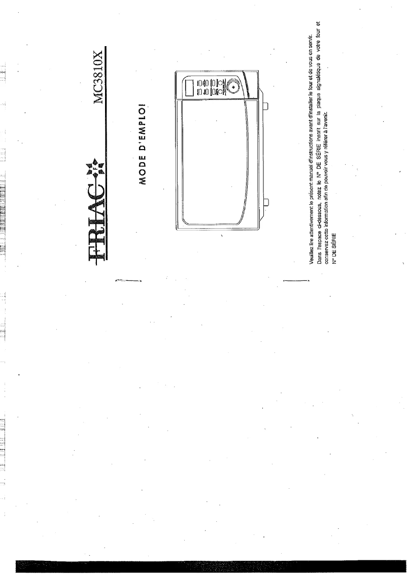 Imagen de la primera página del manual del dispositivo MC3810X