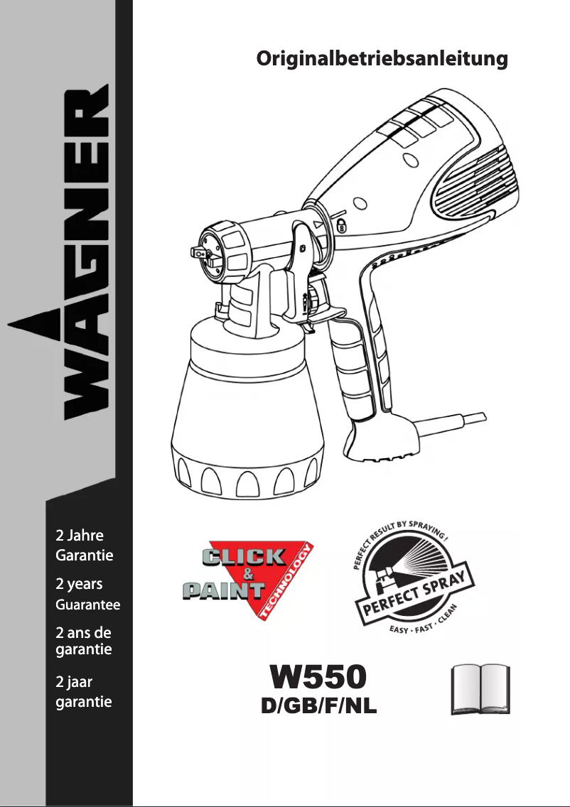 Imagen de la primera página del manual del dispositivo W 550