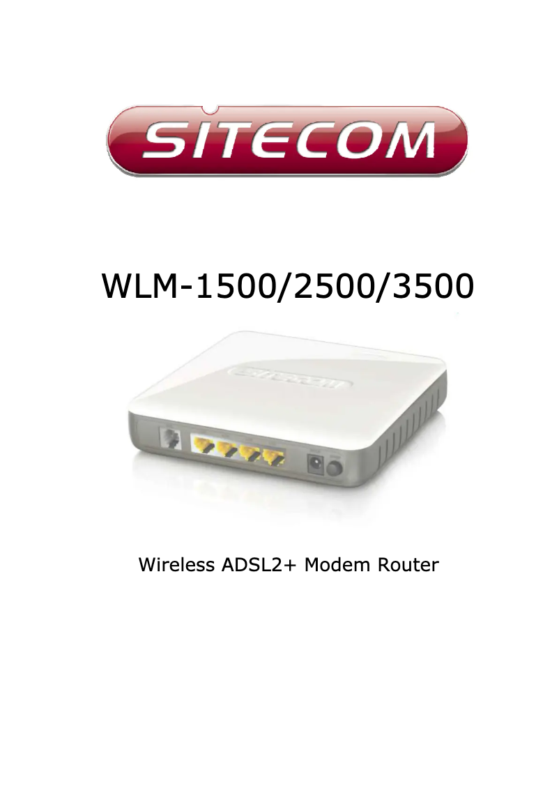 Página nº 1 - Manual de usuario Sitecom WLM-2500