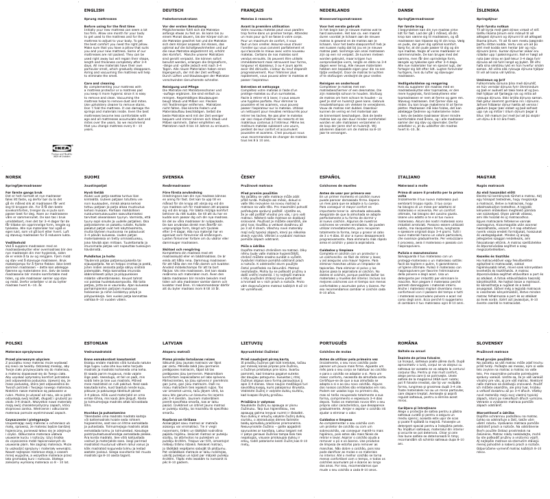 Página 1 del manual Manual de usuario Ikea Hafslo Medium