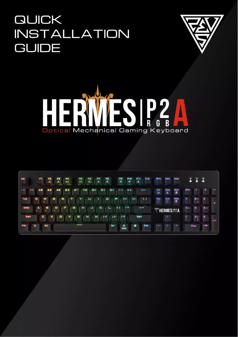 Página 1 del manual Manual de usuario Gamdias HERMES P2A