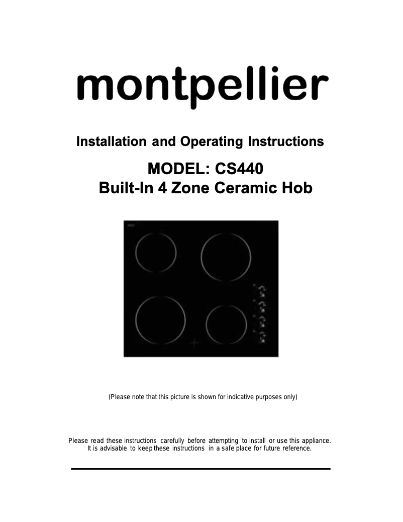 Página 1 del manual Manual de usuario Montpellier CS440