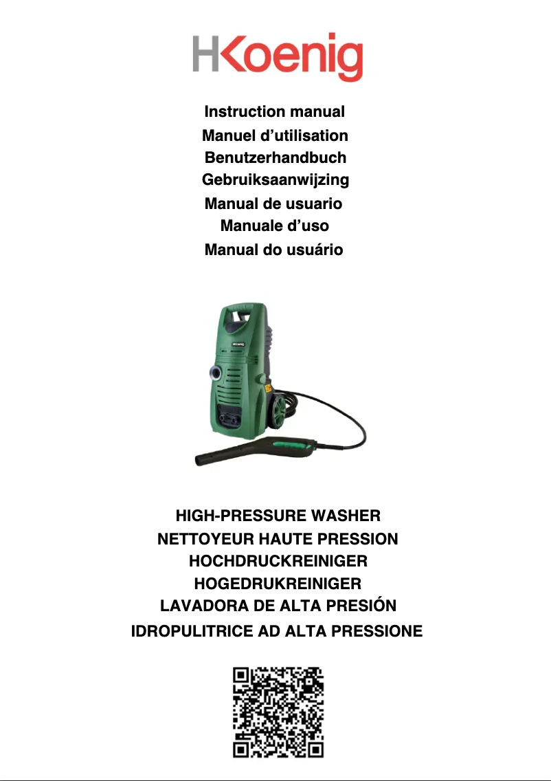 Página 1 del manual Manual de usuario H.Koenig HWP5