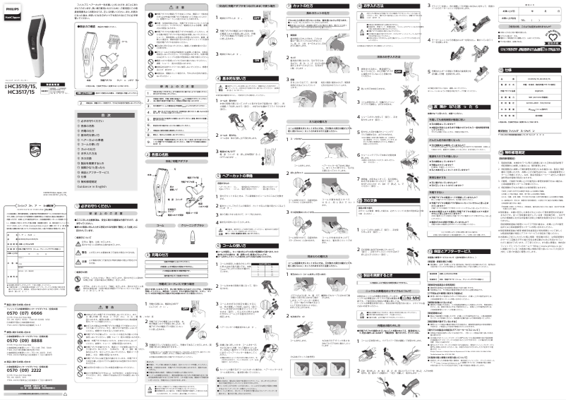 Página 1 del manual Manual de usuario Philips Series 3000 HC3517