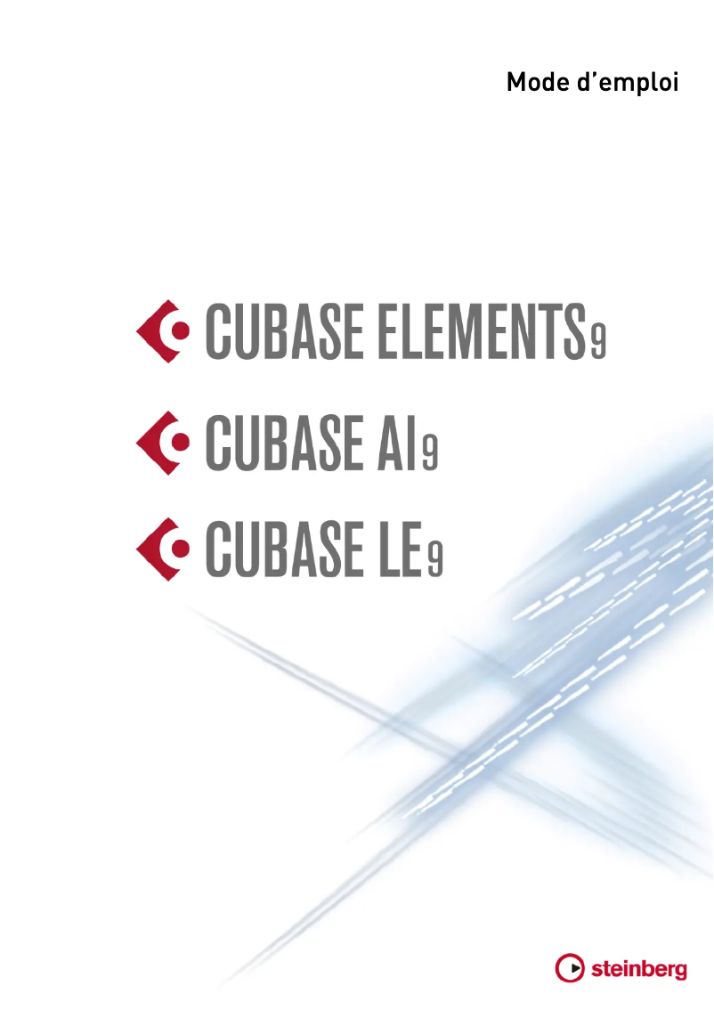 Imagen de la primera página del manual del dispositivo Cubase LE 9